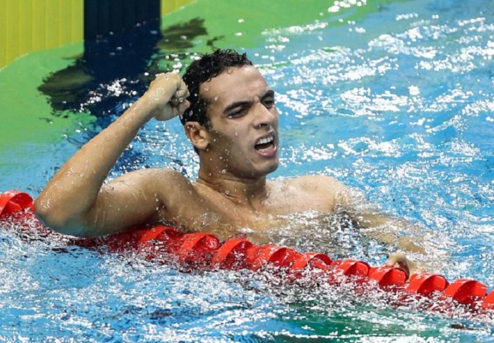 RIO 2016 : AKRAM AHMED RÊVE EST D’OFFRIR À L’ÉGYPTE SA 1ÈRE MÉDAILLE OLYMPIQUE EN NATATION.
